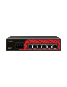 Comprar SAFIRE SF-SW0604HIPOE-60 Safire Switch Hi-PoE - 4 puertos PoE + 2 Uplink RJ45 - Velocidad de puertos 10/100Mbps - 3 Puer
