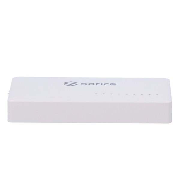 Safire SF-SW08-G SAFIRE - SPREMELADA - 8 portas Gigabit - Velocidade 10/100/1000 Mbps - Plug & Amp Play - Tecnologia 