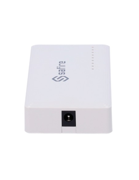 Safire SF-SW08-G SAFIRE - SPREMELADA - 8 portas Gigabit - Velocidade 10/100/1000 Mbps - Plug & Amp Play - Tecnologia 