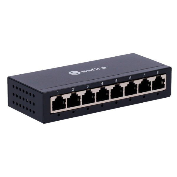 Acheter SAFIRE SF-SW08-G-M Switch Safire de bureau - 8 ports Gigabit - Vitesse 10/100/1000 Mbps - Plug & Play - Tec