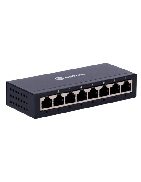 Safire SF-SW08-G-M Safire Switch of the Testea - 8 Portas Gigabit - Velocidade 10/100/1000 Mbps - Plug & Amp Play - Tecnologia 