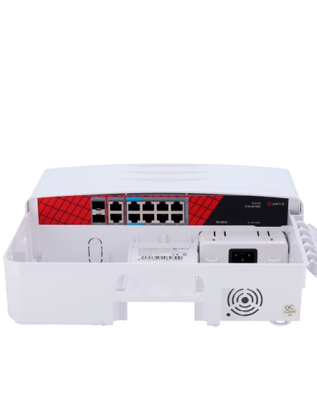 Safire SF-SW1208Insoe-GF-120-Out Safire switch Hi-Poe Outdoor - 8 portas PoE + 2 SFP + 2 RJ45 - Gigabi Porta Velocidade