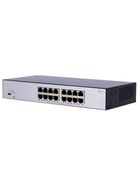 Acquistare SAFIRE SF-SW16-G-M Switch Safire da scrivania - 16 porte Gigabit - Velocità 10/100/1000 Mbps - Plug & Play - Tec