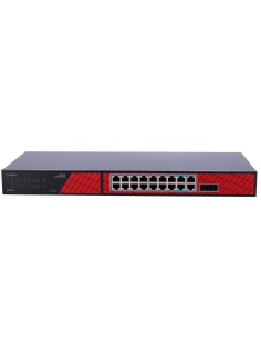 Comprar SAFIRE SF-SW2016HIPOE-GF-240 Safire Switch Hi-PoE - 16 puertos PoE + 2 SFP + 2 RJ45 - Velocidad de puertos Gigabit 10/10