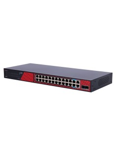 Comprar SAFIRE SF-SW2824HIPOE-300 Safire Switch Hi-PoE - 24 puertos + 2 SFP Uplink + 2 Uplink RJ45 - Velocidad de puertos Fast E