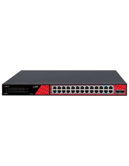 Acheter SAFIRE SF-SW2824HIPOE-GMF-300 Switch Safire Hi-PoE - 24 ports + Uplink SFP 2,5GE + 2 uplinks RJ45 - Vitesse du port