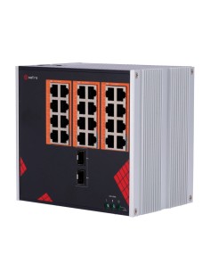 Comprar SAFIRE SF-SWI2624HIPOE-GF-AC-390-DIN Safire Switch Industrial Alimentación AC 90~264V - 24 puertos Gigabit + 2 SFP Gigab