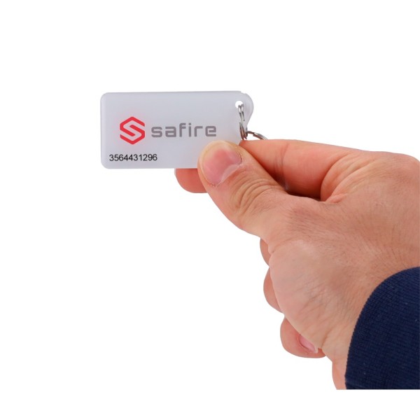 CARDCUBE SF-Tag-EM-Epoxi Chaveiro Numerado Proximidade - Radiofrequency ID - Em Passivo | Resina epóxi brilhante - baixa