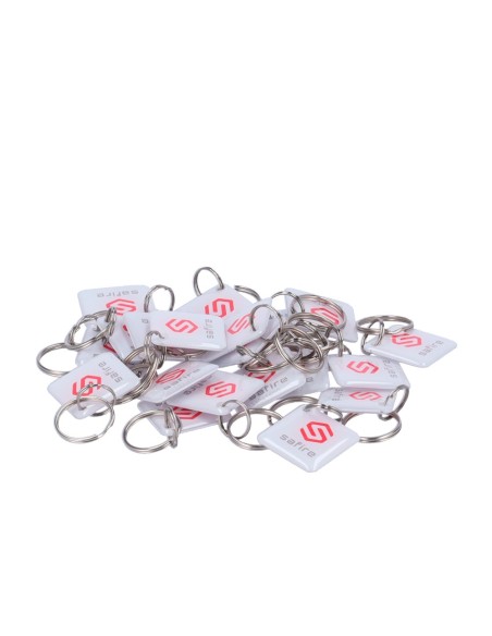 CardCube SF-Tag-Em-Epoxi-SQ Numered Proximity Tag Keychain - ID de radiofrequência - Passive EM | Resina epóxi brilhante - B