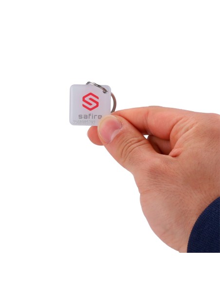 CardCube SF-Tag-Em-Epoxi-SQ Numered Proximity Tag Keychain - ID de radiofrequência - Passive EM | Resina epóxi brilhante - B