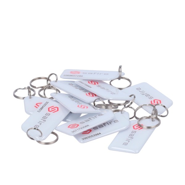 Acheter CARDCUBE SF-TAG-MF-EPOXY Porte-clés TAG de proximité numéroté - ID par radiofréquence - MF passif | Résine époxy brillan