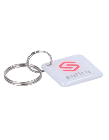 CardCube SF-Tag-MF-Epoxy-SQ Chaveiro Tag Proximidade Numbered - Identificação de radiofrequência - MF passivo | Resina epóxi bri