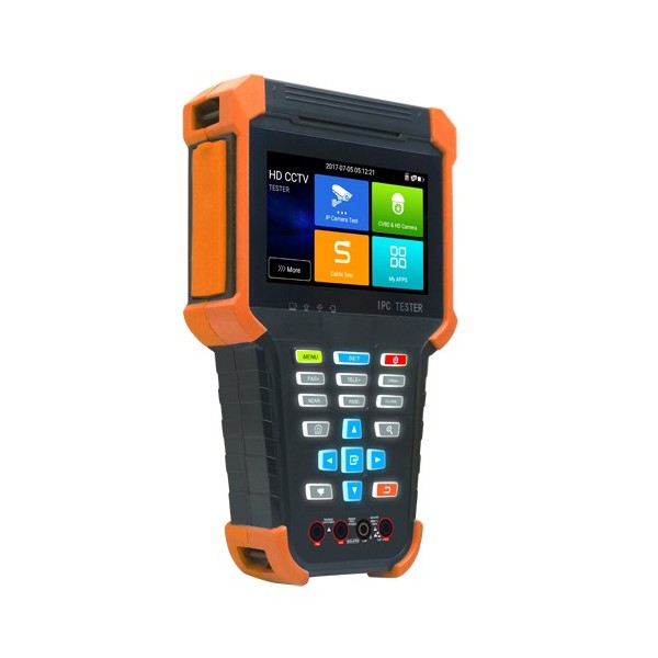 Safire SF-Tester4-5n1-4K Multifuncional CCTV Checker - HDTVI, HDCVI, AHD, CVBS e Câmera IP - Resolução do testador