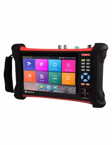 Kaufen SAFIRE SF-TESTER7-5N1-4K Multifunktions-CCTV-Tester – Unterstützt HDTVI-Kameras, HDCVI, AHD, CVBS und IP (4K) – L-Bildsch