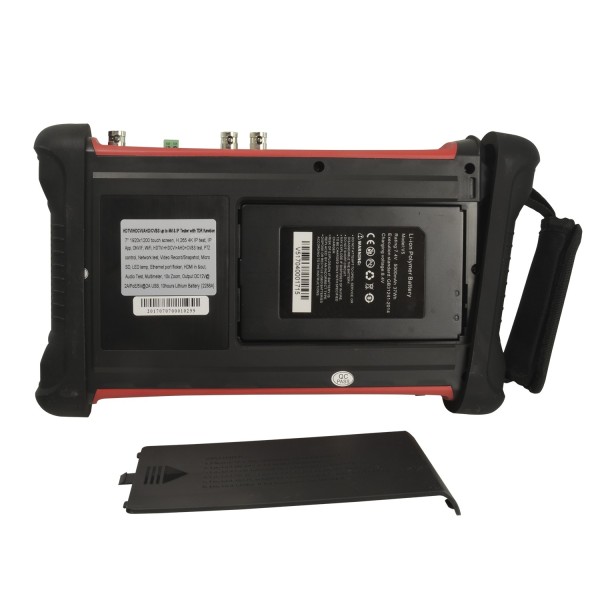 Safire SF-Tester7-5n1-4K Multifuncional CCTV Checker - suporta câmeras HDTVI, HDCVI, AHD, CVBS e IP (4K) - Cor LCD