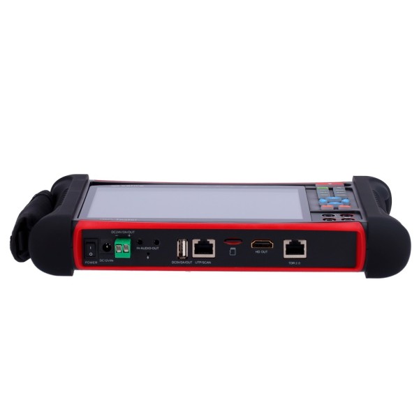 Safire SF-Tester7-5n1-4K Multifuncional CCTV Checker - suporta câmeras HDTVI, HDCVI, AHD, CVBS e IP (4K) - Cor LCD