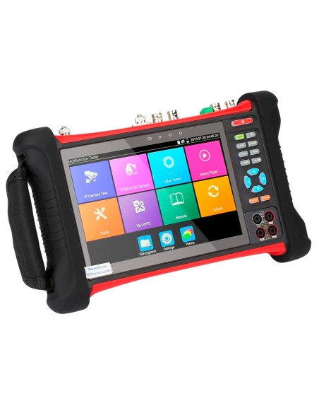 Safire SF-Tester7-5n1-4K Multifuncional CCTV Checker - suporta câmeras HDTVI, HDCVI, AHD, CVBS e IP (4K) - Cor LCD