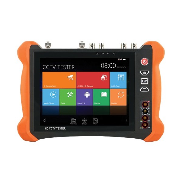 Comprar SAFIRE SF-TESTER8-5N1-4K Comprobador CCTV multifuncional - Admite cámaras HDTVI, HDCVI, AHD, CVBS e IP - Resolución de t