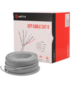 Safire SF-UTP6-100-23AWG-G SAFEIRE Cabo UTP Categoria 6 - Driver CCA - Diâmetro 23 AWG-0.58mm - Reúne-se 90m Fluke Test - C 2