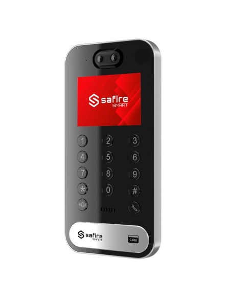 Acheter SAFIRE SMART SF-VI134-IPW-FACIAL Interphone vidéo IP WiFi - Caméra 2 Mpx | Audio bidirectionnel - Facial, carte EM/MF et