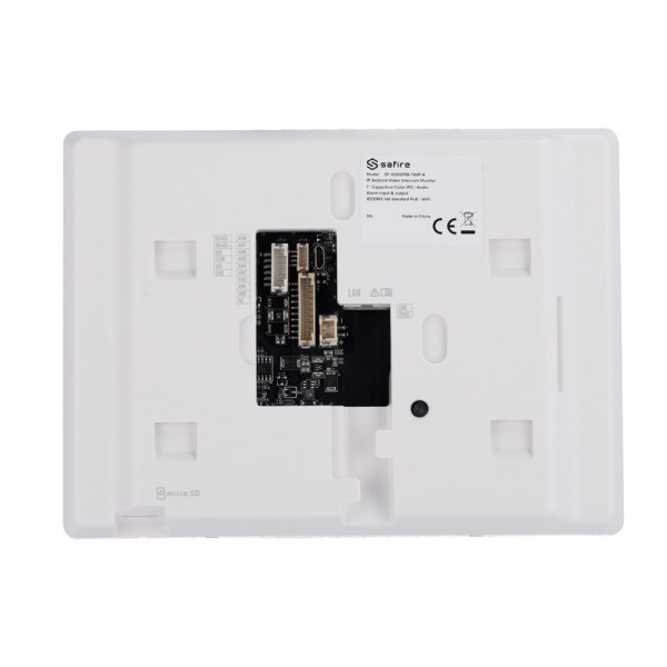 Acquistare SAFIRE SF-VIDISP08-7WIP-A Monitor per videocitofono - Schermo TFT 7" - Audio bidirezionale - TCP/IP, WiFi e SIP -