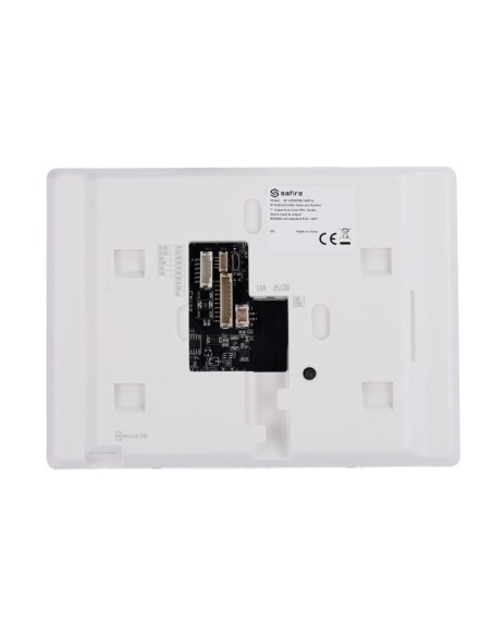 Acquistare SAFIRE SF-VIDISP08-7WIP-A Monitor per videocitofono - Schermo TFT 7" - Audio bidirezionale - TCP/IP, WiFi e SIP -