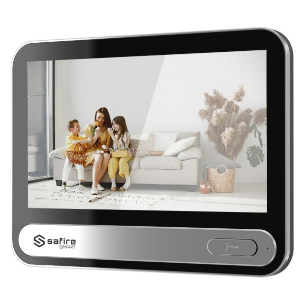 Comprar SAFIRE SMART SF-VIDISP11-7WIP Monitor para videoportero - Pantalla táctil IPS de 7" - Audio bidireccional - TCP/IP,