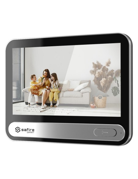 Acquistare SAFIRE SMART SF-VIDISP11-7WIP Monitor per videocitofono - Schermo touch IPS da 7" - Audio bidirezionale - TCP/IP,