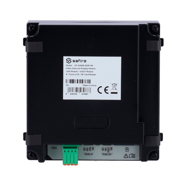 Comprar SAFIRE SF-VIMOD-DISP-MF Módulo de extensión - Pantalla táctil IPS 4" | Teclado y directorio - Apertura con tarjeta 