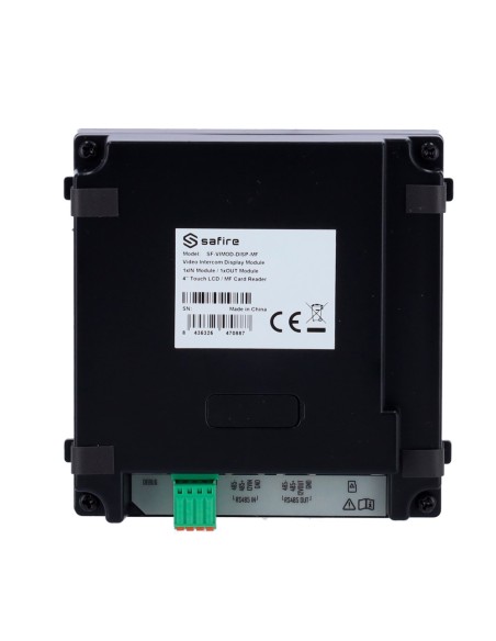 Comprar SAFIRE SF-VIMOD-DISP-MF Módulo de extensión - Pantalla táctil IPS 4" | Teclado y directorio - Apertura con tarjeta 