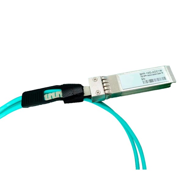 OEM SFP-10G-AOC-1M Cabo de conexão direto SFP + - 10Gbps Speed - Módulos SFP + em ambas as extremidades - Ideal para empilhament