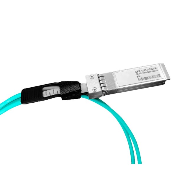 OEM SFP-10G-AOC-3M Cabo de conexão direta SFP + - 10Gbps Speed - Módulos SFP + em ambas as extremidades - Ideal para empilhament