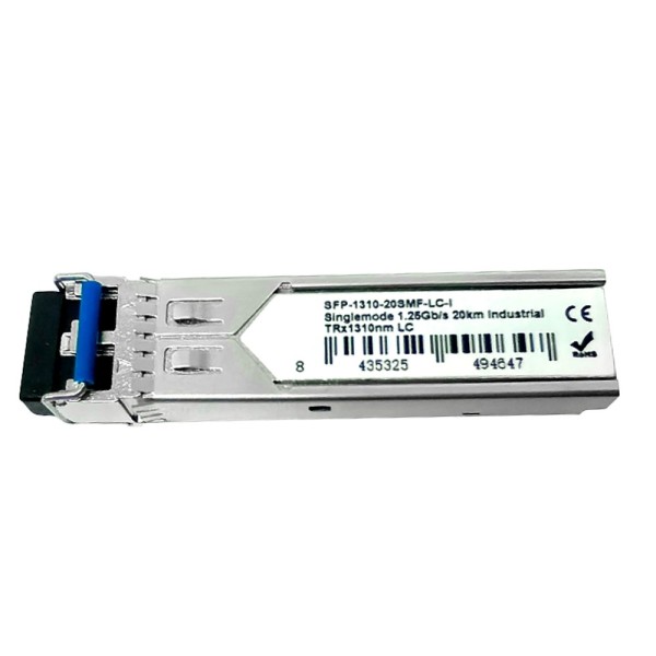 OEM SFP-1310-20SMF-LC-I Módulo Transceptor SFP Industrial - TRX 1310 NM - Fibra Monomodo - LC UPC Duplex Conector - Máximo de 20