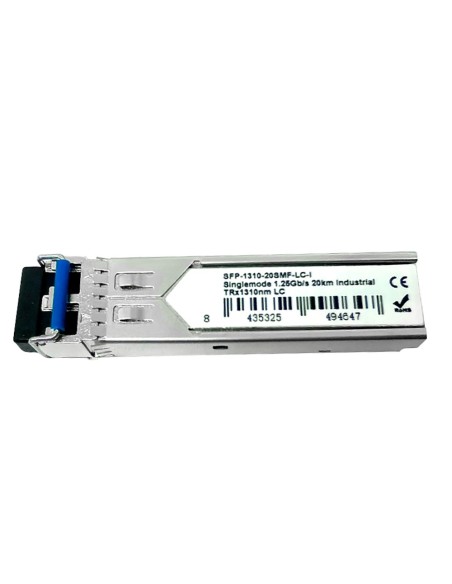 OEM SFP-1310-20SMF-LC-I Módulo Transceptor SFP Industrial - TRX 1310 NM - Fibra Monomodo - LC UPC Duplex Conector - Máximo de 20