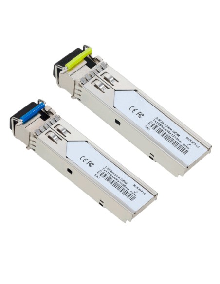 OEM SFP-2.5G-TR1513LX-3SMF-LC-I Casal de módulos transceptor industrial SFP - TX 1550/1310 NM RX 1310/1550 NM - Monom de fibra