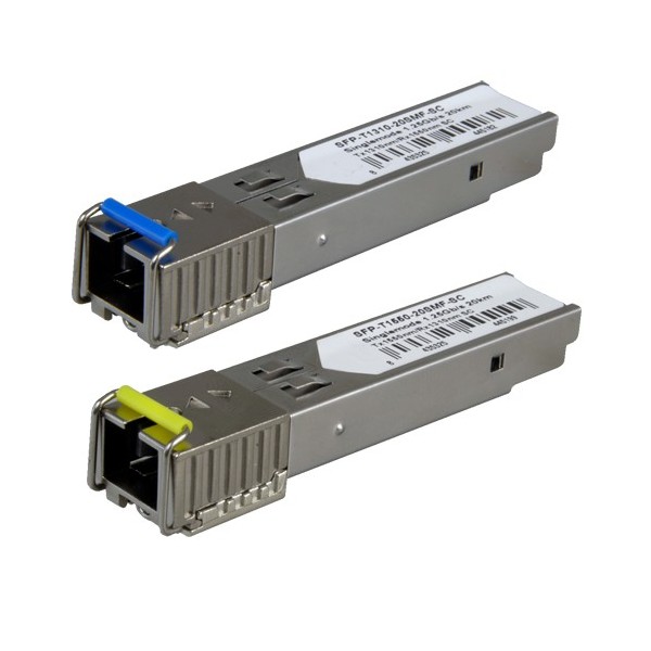 Acquistare OEM SFP-TR1513-20SMF-SC Coppia di moduli ricetrasmettitori SFP - Tx 1550/1310 nm Rx 1310/1550 nm - Fibra monomodale -