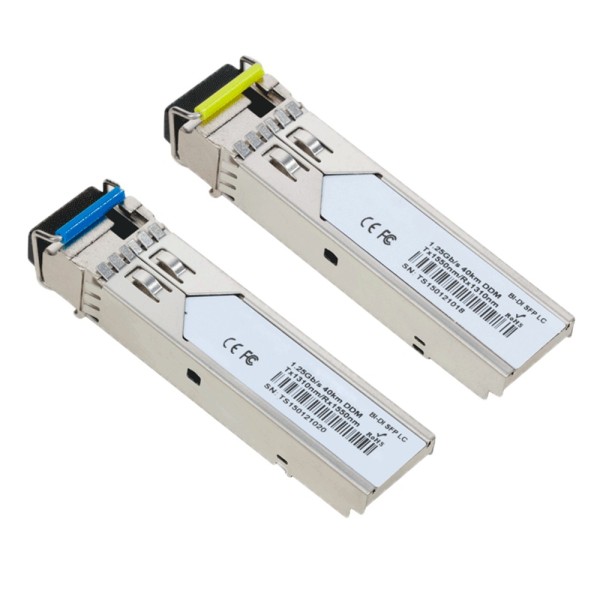 OEM SFP-TR1513EX-40SMF-LC Casal de Módulos de Transceptores SFP - TX 1550/1310 NM RX 1310/1550 NM - Fibra Monomodo - LC SNO S