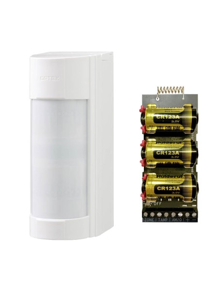 Comprar OPTEX OPTEX-204 Detector de Doble PIR Antimasking Optex +  Transmisor vía Radio AXPRO Hikvision VXI-RAM-AXPRO