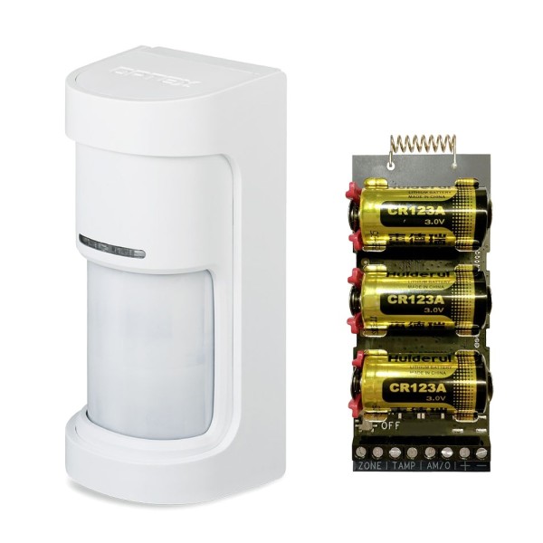 Comprar OPTEX OPTEX-208 Detector doble PIR inalámbrico panorámico exteriores 180° Optex + Transmisor vía Radio AXPRO Hikvision W