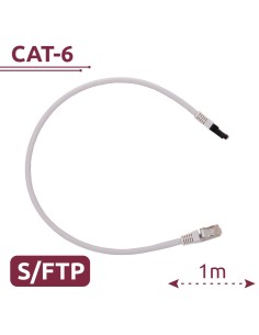 Safire SFTP6A-H-1W SFTP - Cabo Ethernet - Conectores RJ45 - Categoria 6A - 1 m - cor branca