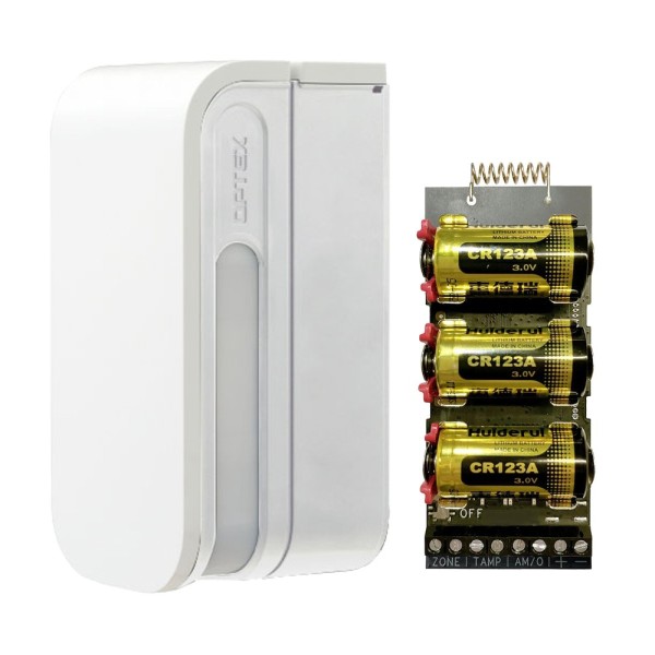 Comprar OPTEX OPTEX-198 Detector PIR dual Cortina Exterior 12m por lado (sensor dual) vía radio Optex + Transmisor vía Radio AXP