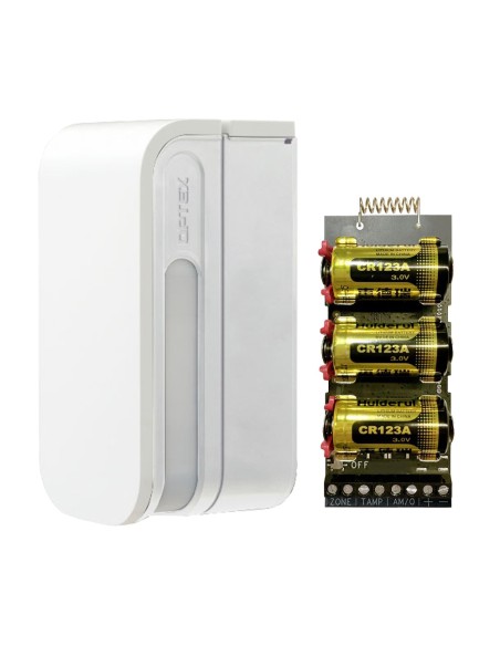 Comprar OPTEX OPTEX-199 Detector PIR dual Cortina Exterior 12m por lado (sensor dual) vía radio Optex + Transmisor vía Radio AXP