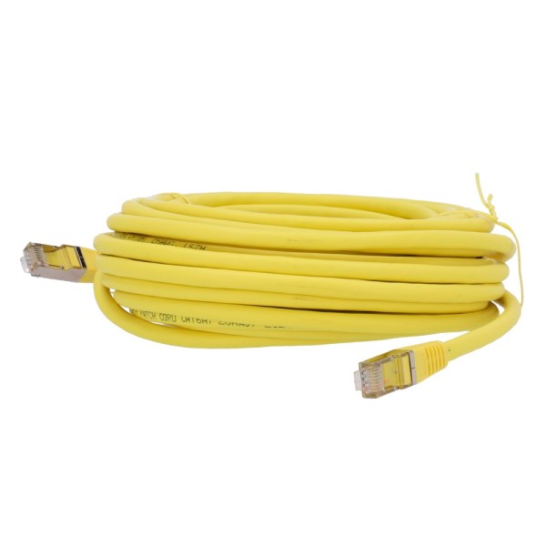 Comprar SAFIRE SFTP6A-H-5Y Cable SFTP - Ethernet - Conectores RJ45 - Categoría 6A - 5 m - Color amarillo SFTP6A-H-5Y