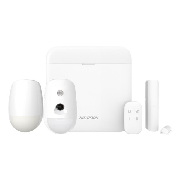 Comprar HIKVISION ALARMS HIK-ALARM-57 Kit AXPRO 868MHz 96 zonas Hikvision Panel + PIRCAM + PIR + Mando + Contacto Kit_AXPRO_96