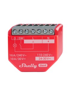 Acquistare SHELLY SH-1PM-GEN4 Shelly 1PM Gen4 - Controllore intelligente - Relè a 1 canale / Misurazione dei consumi - WiFi 6 2,