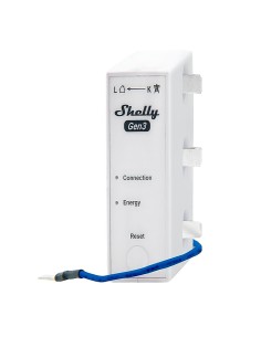 Comprar SHELLY SH-3EM-63T-GEN3 Shelly 3EM-63T Gen3 - WiFi 2.4 GHz / Bluetooth - Medidor de consumo - Soporta 110-230 V - Ideal p