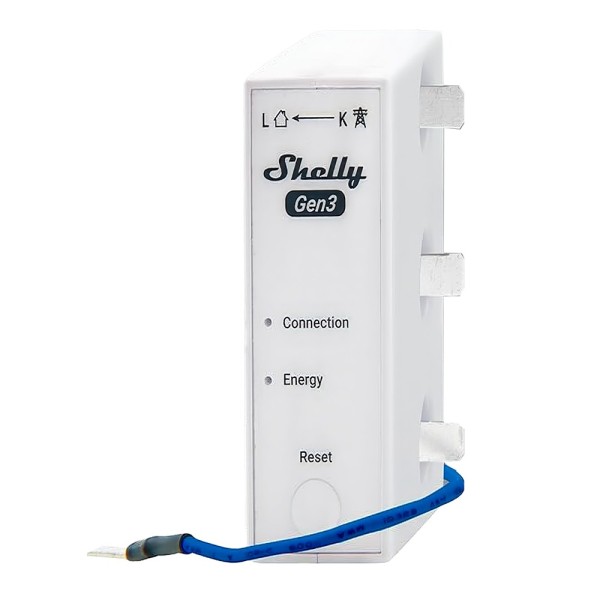 Comprar SHELLY SH-3EM-63T-GEN3 Shelly 3EM-63T Gen3 - WiFi 2.4 GHz / Bluetooth - Medidor de consumo - Soporta 110-230 V - Ideal p