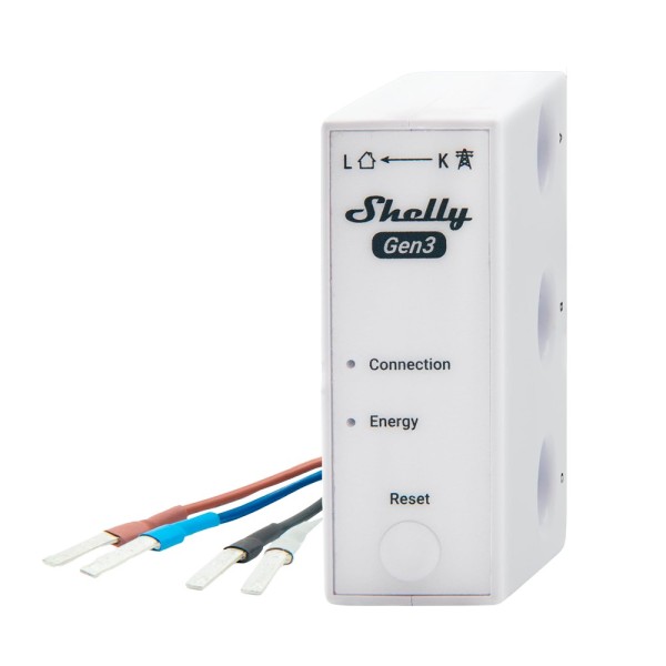 Acquista SHELLY SH-3EM-63W-GEN3 Shelly 3EM-63W Gen3 - Misurazione trifase con terminali di cablaggio - Include 3 pinze amperomet