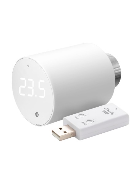 Acheter SHELLY SH-BLU-TRVX1-SH-BLU-GATEWAY-GEN3 Shelly BLU TRV x1 + Shelly Blu Gateway Gen3 - Tête thermostatique intelligente p