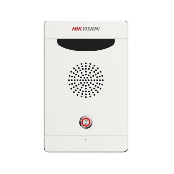 Acheter HIKVISION INTERCOM HIK-INTERCOM-283 Panneau station d’alarme panique avec audio Aluminium IP65 IK08 1 bouton